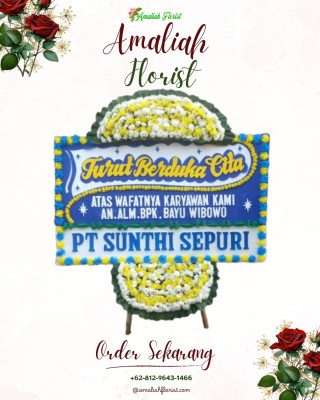 Papan Bunga Duka di Sindangsari